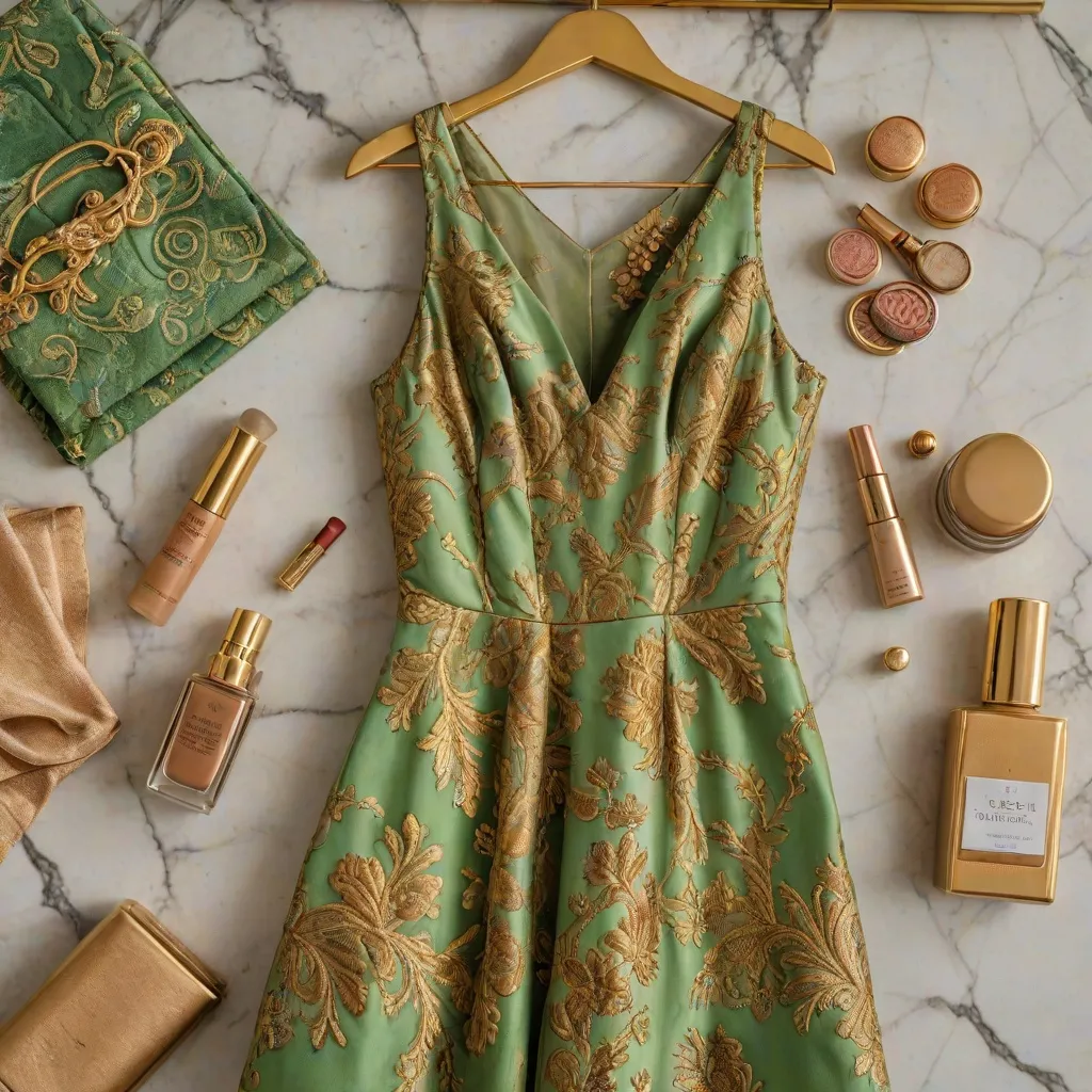 Jak dobrać makijaż do zielonej sukienki?