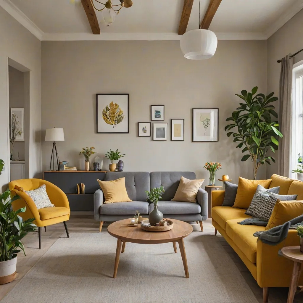 Które kolory dobrze współgrają z musztardowym?