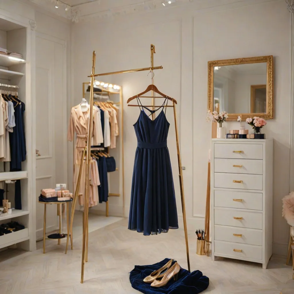 Jaki makijaż wybrać do granatowej sukienki?