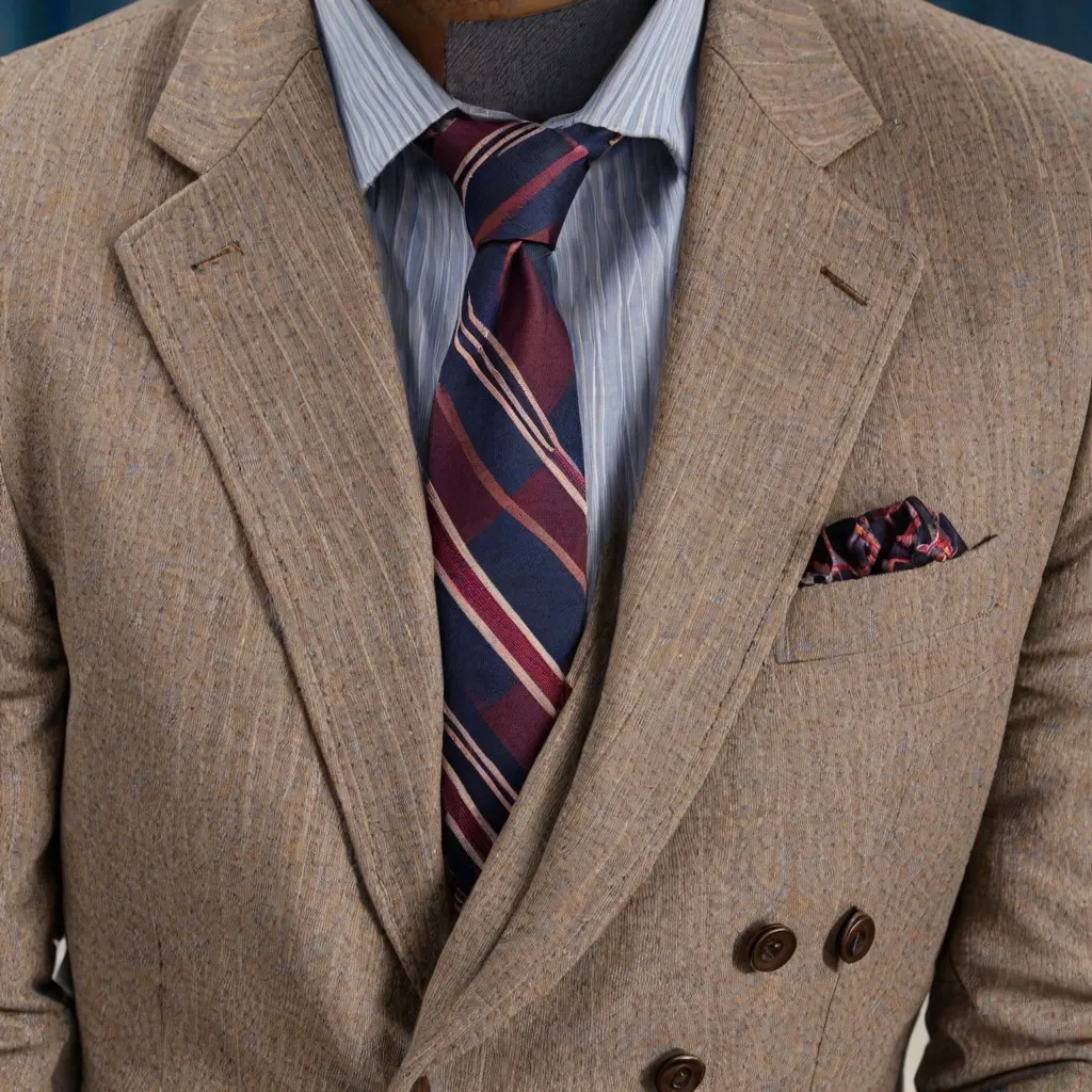 Jak dopasować krawat do marynarki w kratę?