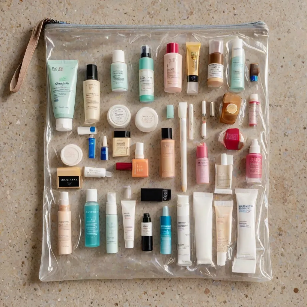 Jakie kosmetyki można zabrać do samolotu?